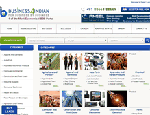 Tablet Screenshot of business4indian.com